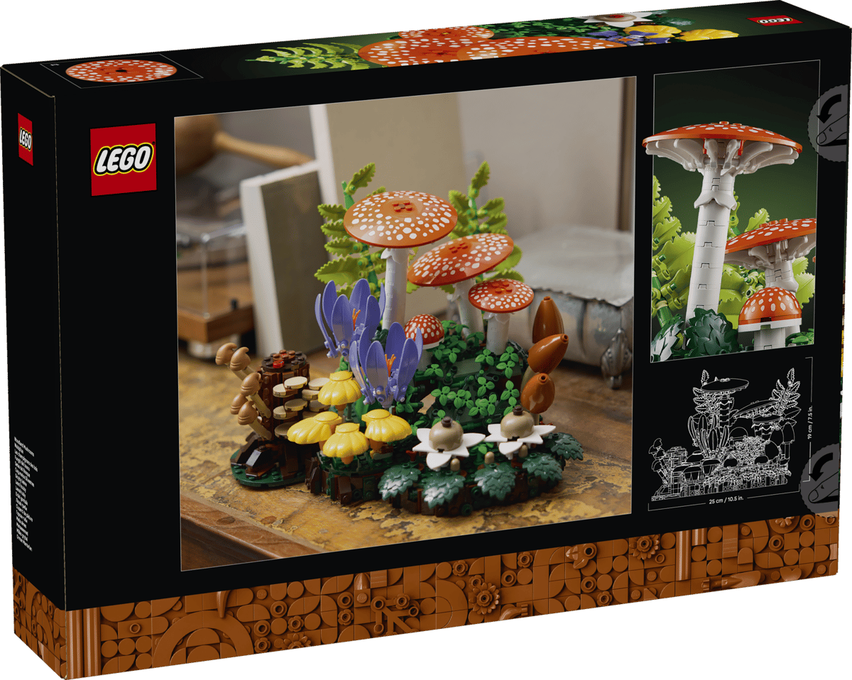 lego, set, pilze, garten, figuren