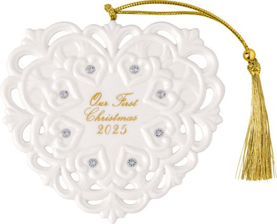CHRISTMAS CLASSICS Ornament Herz 2025 69x43x129mm 