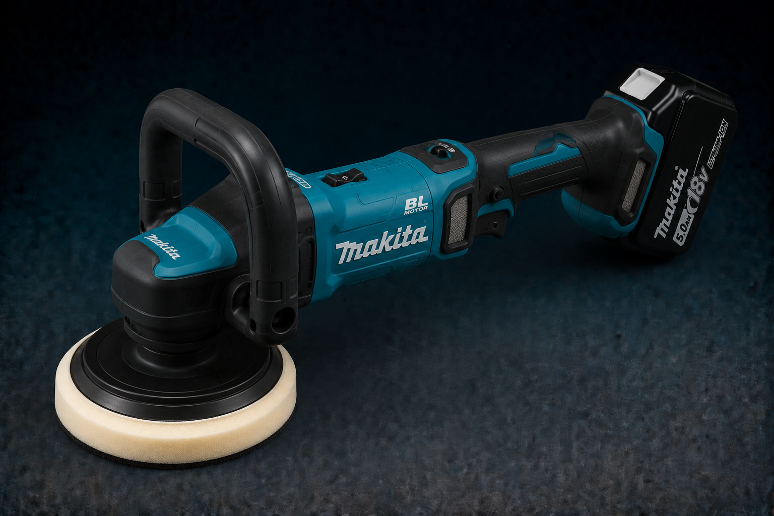 Schwingschleifer, Akku, Makita, Rotationsschleifer, 5.0Ah Akku