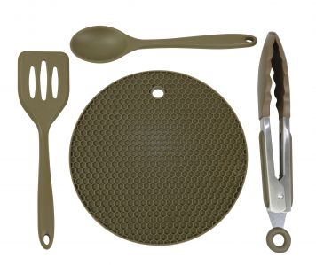 4-Piece Silicone Untensil Set 211907