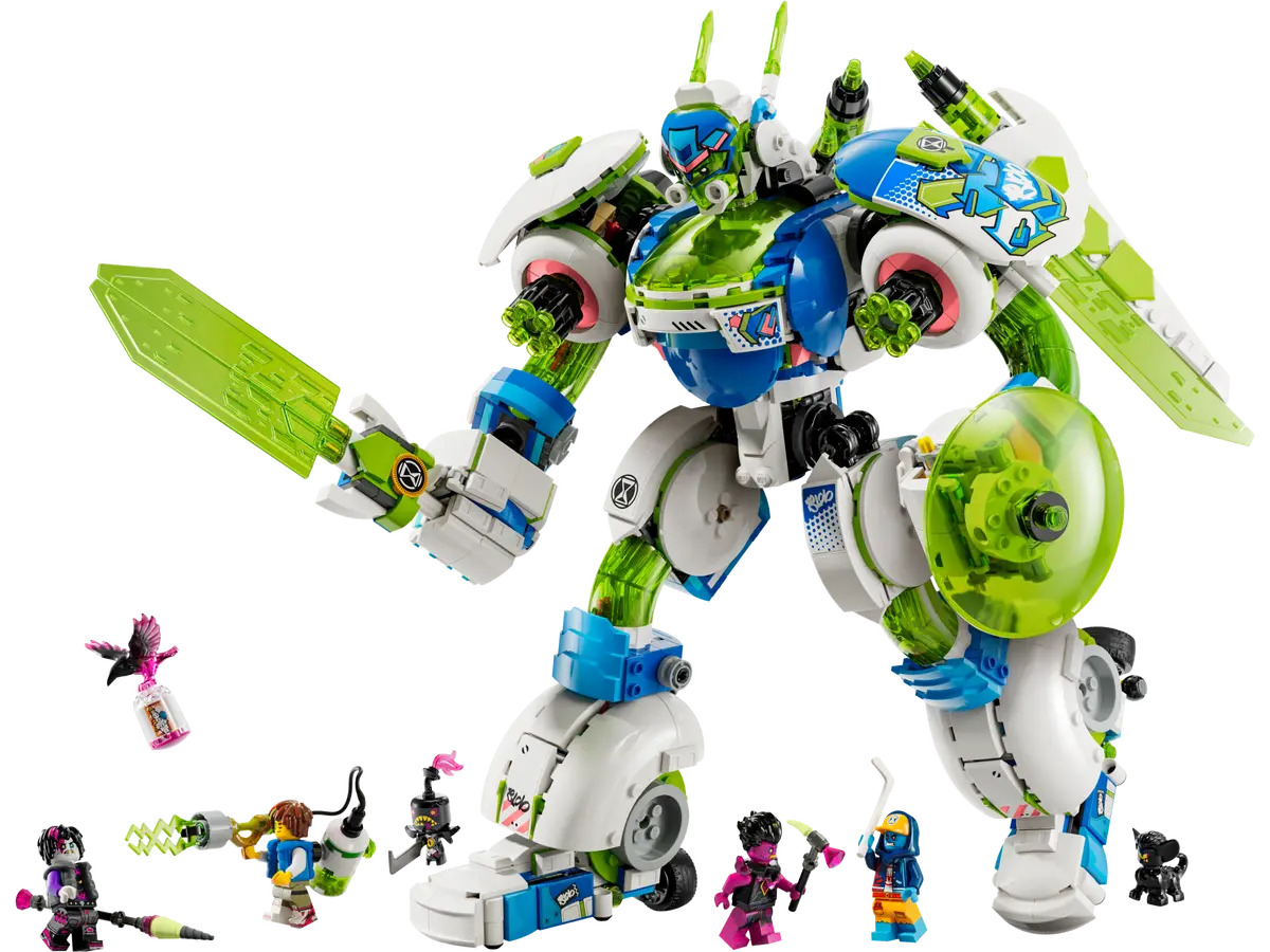 Mateo und Z-Blob der Ritter-Mech Mateo und Z-Blob der Ritter-Mech