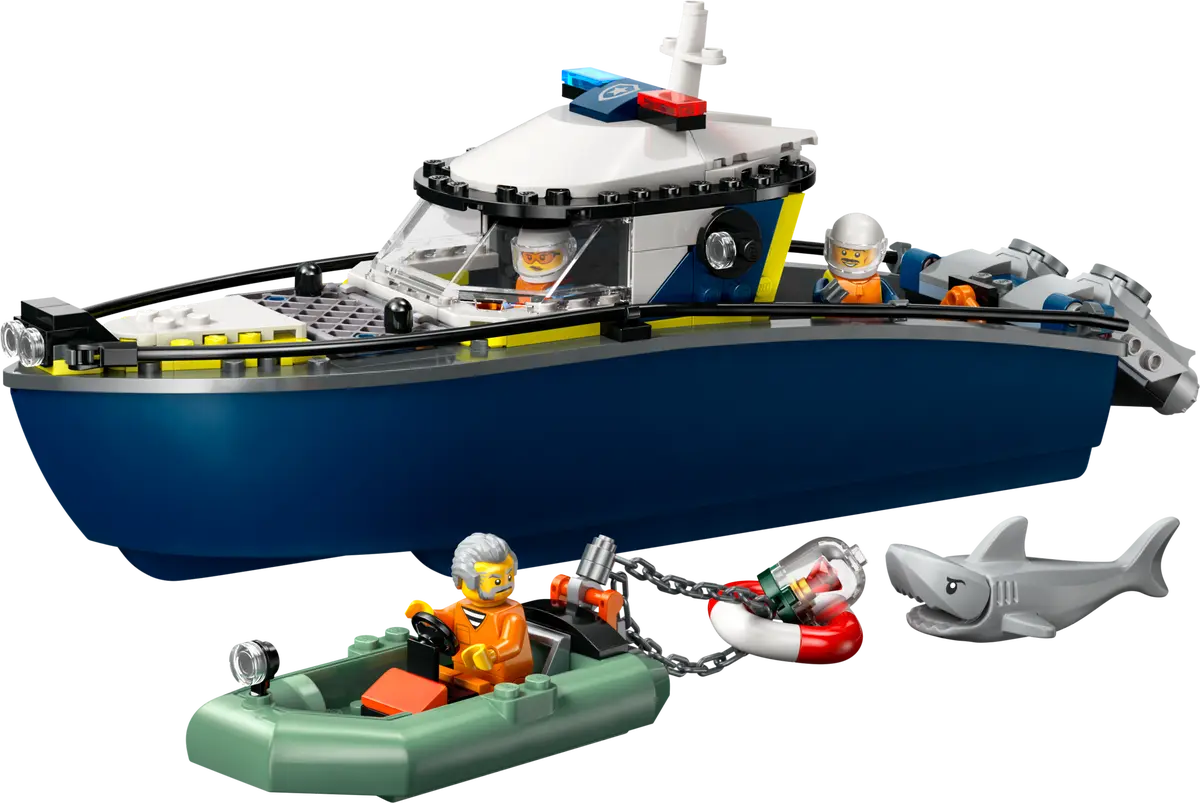 Verfolgungsjagd im Polizeiboot
