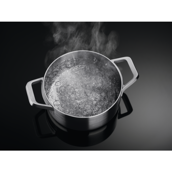 Siedend, Kochen, Essen