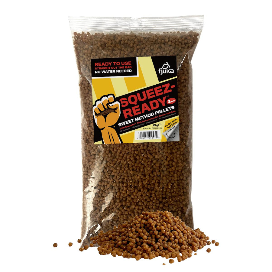 Fjuka Squeez-Ready Sweet Method Pellets 500gr Fjuka Squeez-Ready Sweet Method Pellets 500gr