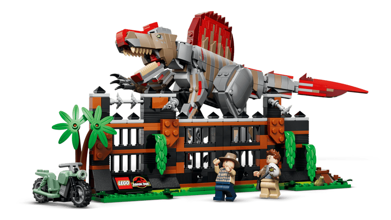 Lego, Dinosaurier, Set, Motorrad, Figuren