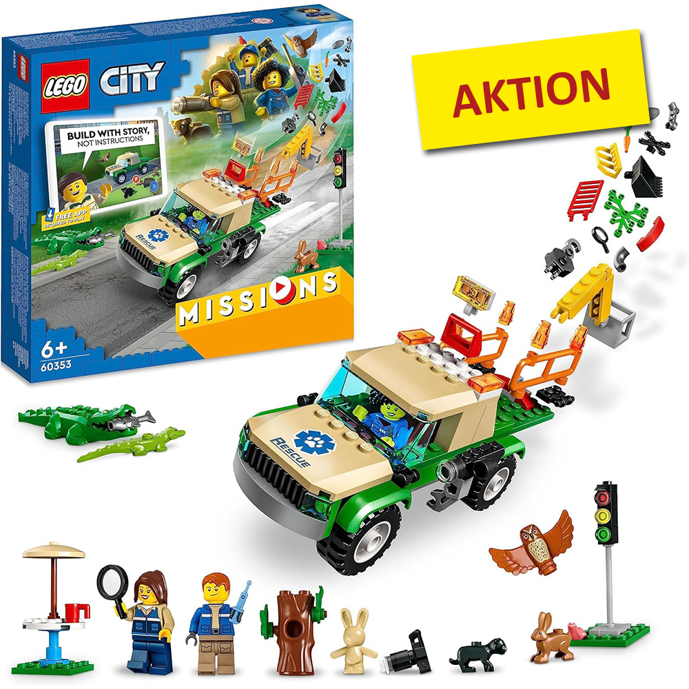 Tierrettungsmissionen Spielzeug, Person, Maschine, Rad