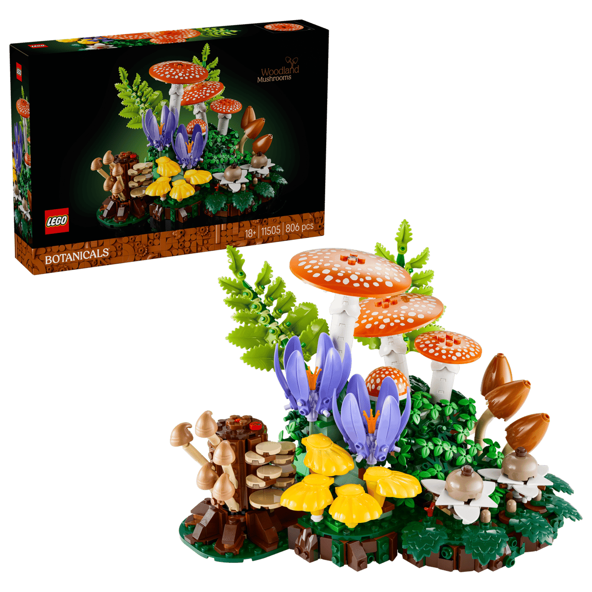 lego, botanicals, pilze, pilz, set