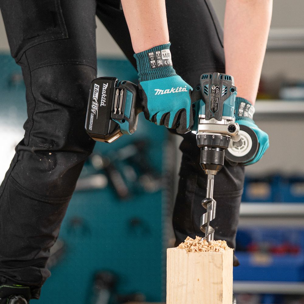 Bekleidung, Handschuh, Holz, Elektrische Bohrmaschine, Werkzeug