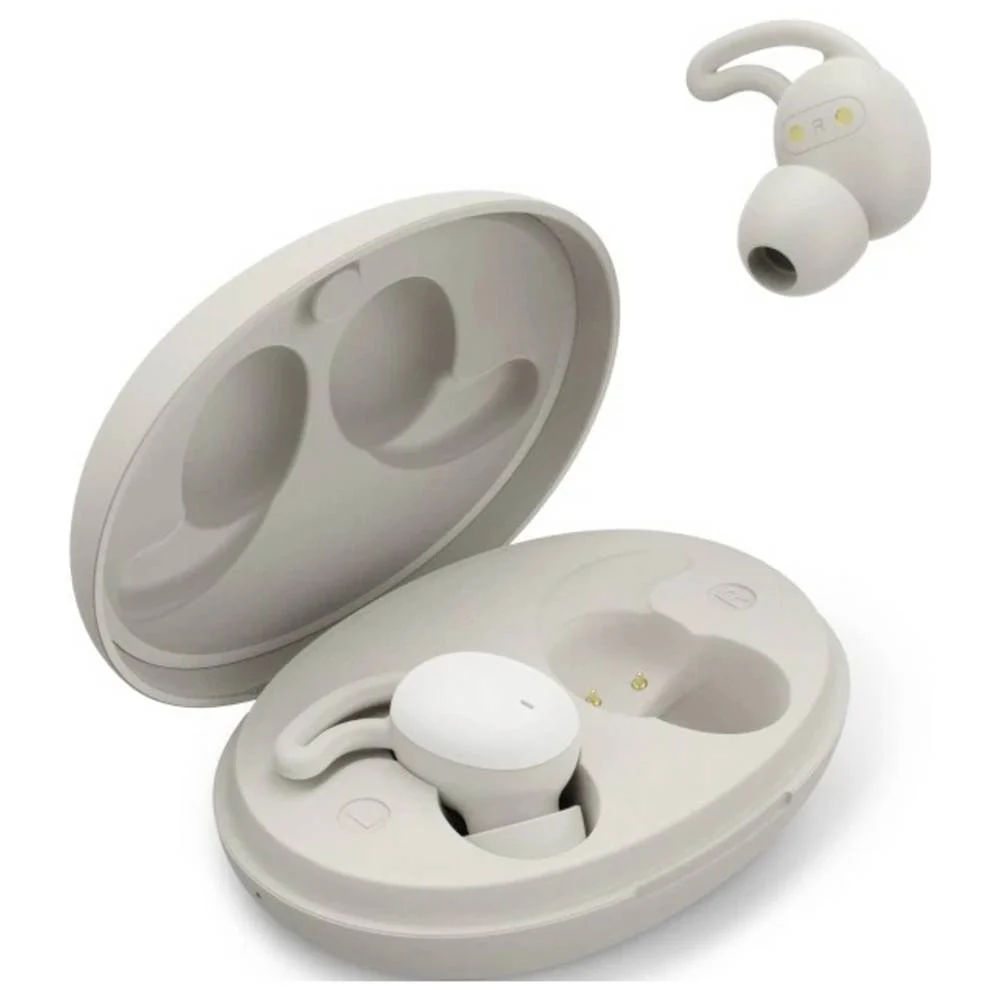 Bluetooth-Kopfhörer Spirit Calm, TWS, In-Ear, Schlafkopfhörer, Weiß/Grau