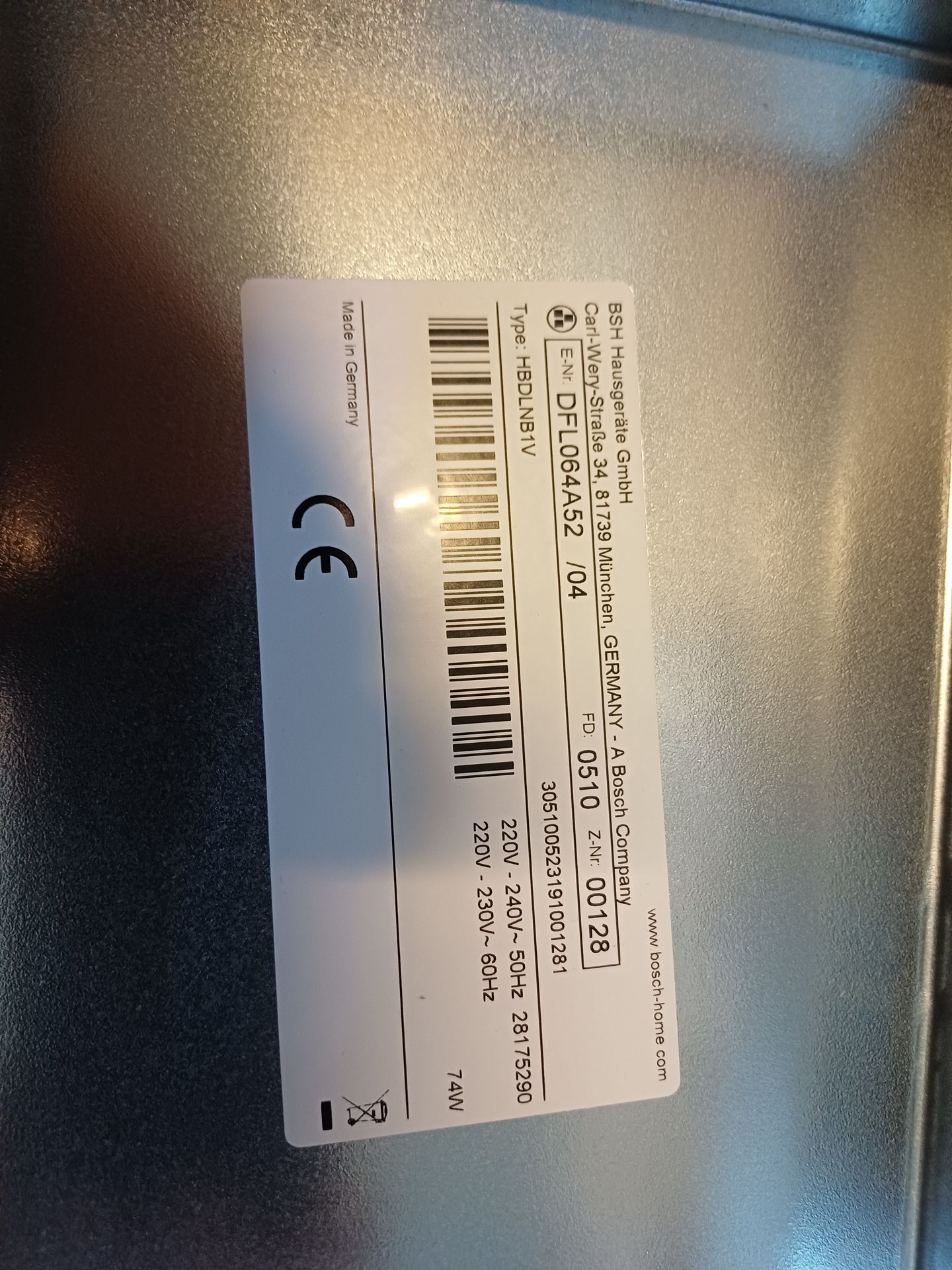 DFL064A52 (BOSCH) Aussteller