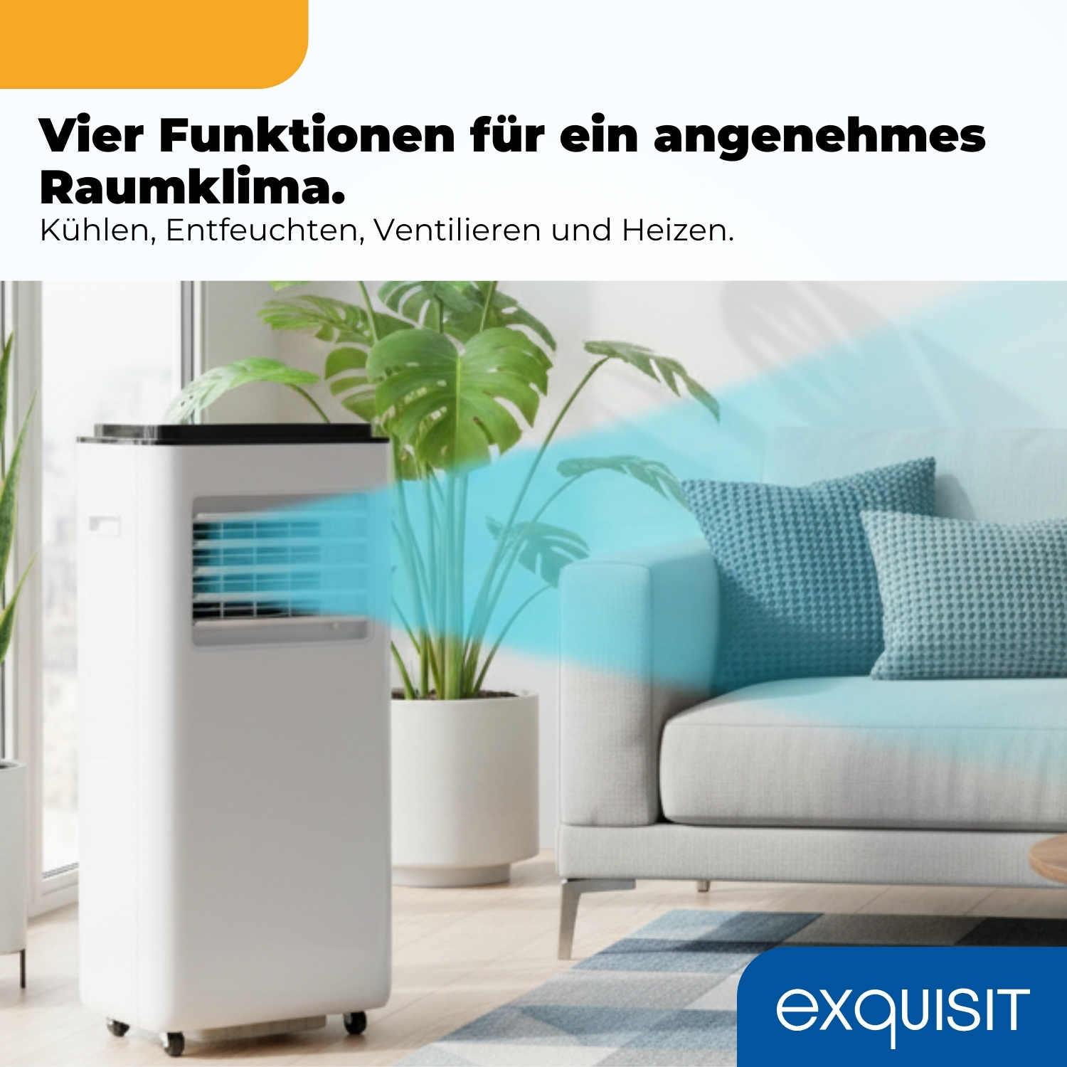 Klimagerät, Raumkühlung, Tragbar, Luftkühlung, Wohnzimmer