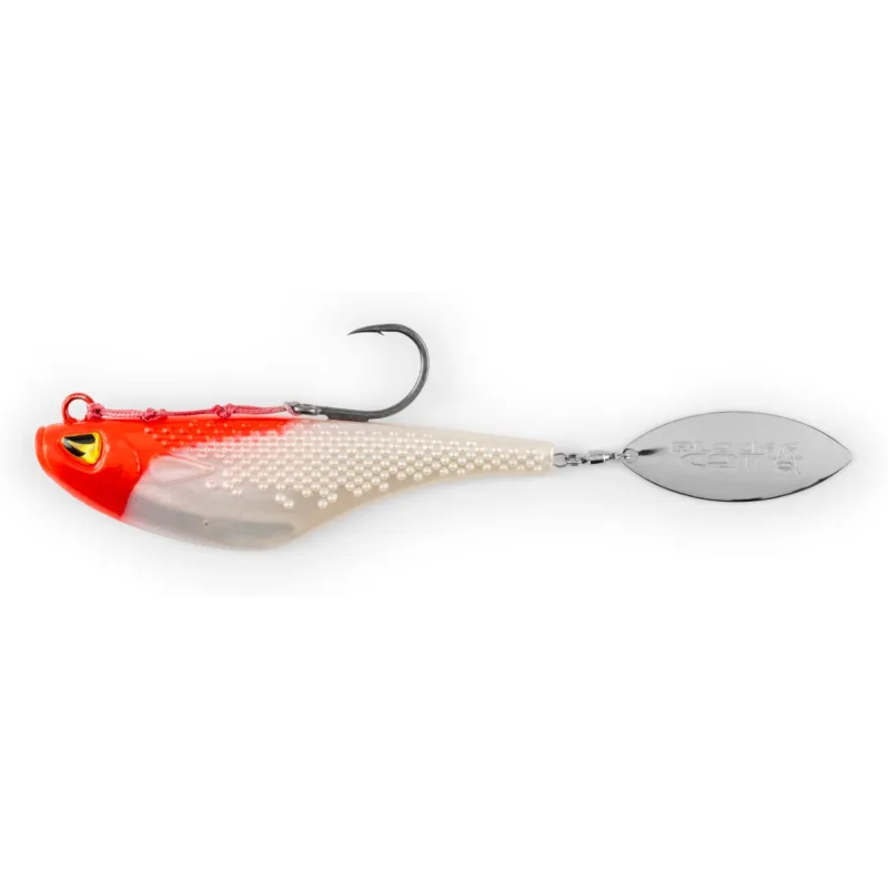 Mad Flash Spin Tail 14cm Red Head