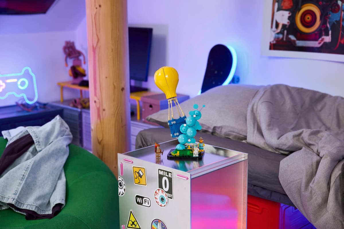 Lego Szene, Ballon-Topper, Figuren, Kunststoff Modell, Bunte Stickers