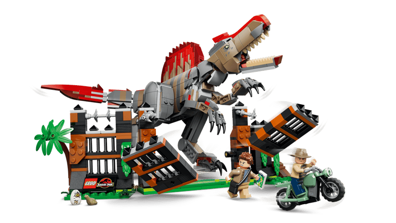 Flucht des Spinosaurus
