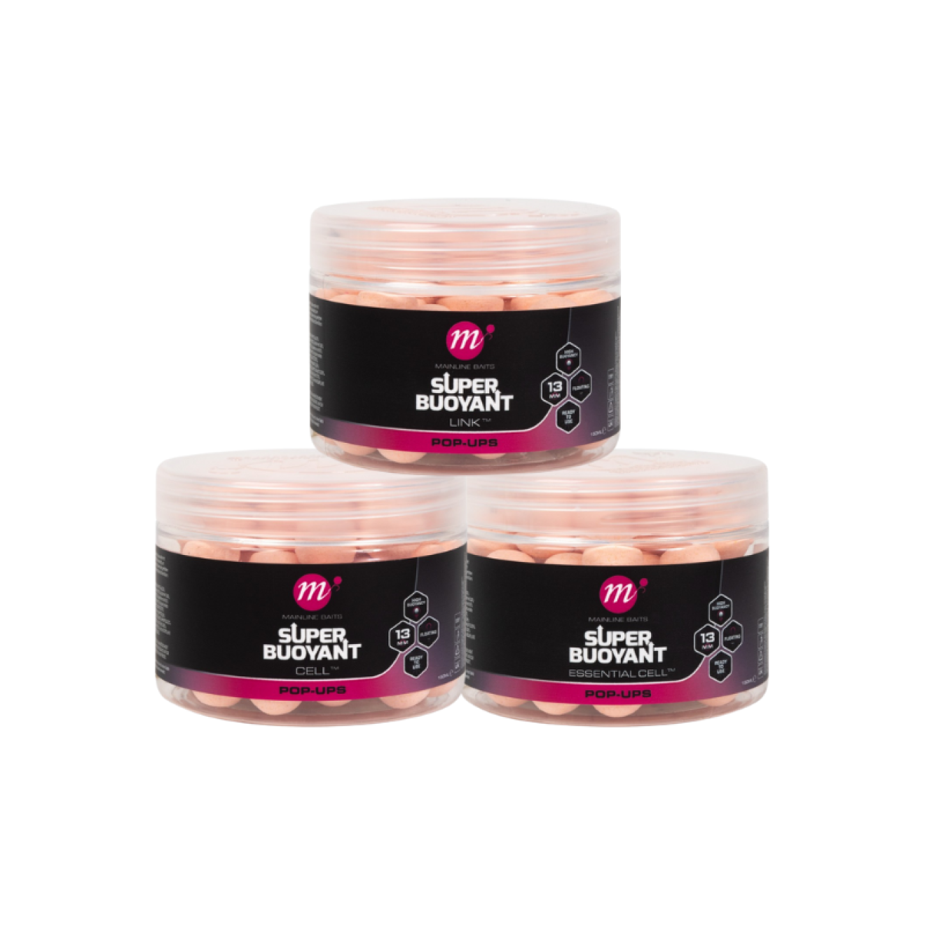 Cell S. Buoyant Pop-Ups - 13mm Pink Cell S. Buoyant Pop-Ups - 13mm Pink
