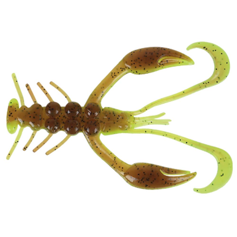 STUCKI FANATICS CRAZY CRAW, 10CM - 053 GREEN PUMPKIN