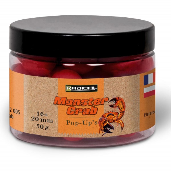 Monster Crab Pop Ups Ø16mm,Ø20mm 50g Monster Crab Pop Ups Ø16mm,Ø20mm 50g