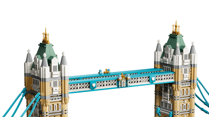 lego, brücke, turm, schwebekonstruktion, modell