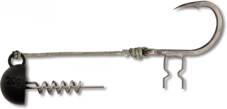 #6/0 Shad Claw Rig 20g 100kg 1 Stück