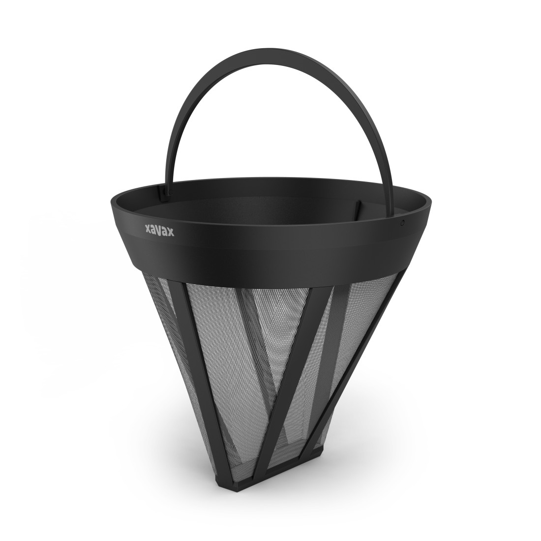 Dauerfilter für Kaffeemaschine, Kaffeefilter-Ersatz für Größe 4, Schwarz (111263) Dauerfilter für Kaffeemaschine, Kaffeefilter-Ersatz für Größe 4, Schwarz (111263)