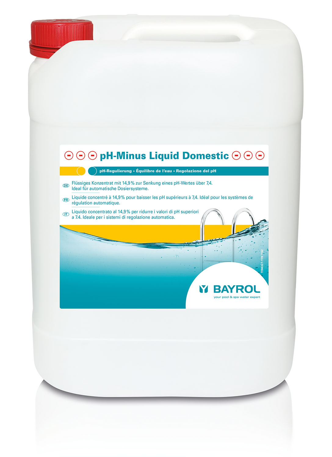 pH-Minus Liquid Domestic 20L Kanne