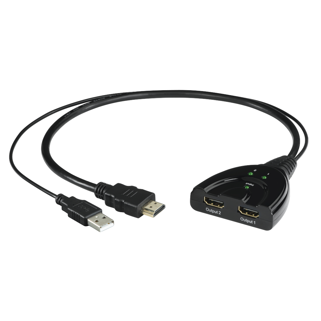 HDMI-Verteiler, 2-fach (121776) HDMI-Verteiler, 2-fach (121776)
