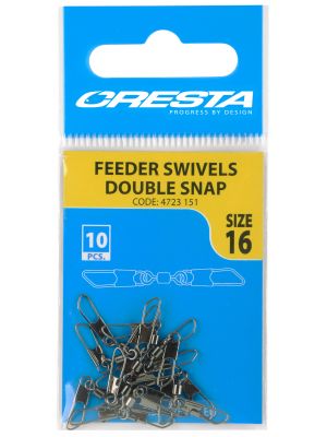 Cresta Feeder Swivel Double Snap 14 Cresta Feeder Swivel Double Snap 14