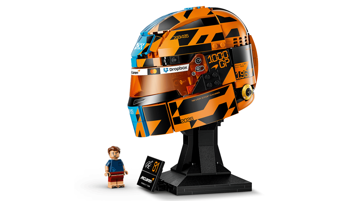 helmet, Rennhelm, orange, schwarz, ausstellungsstand