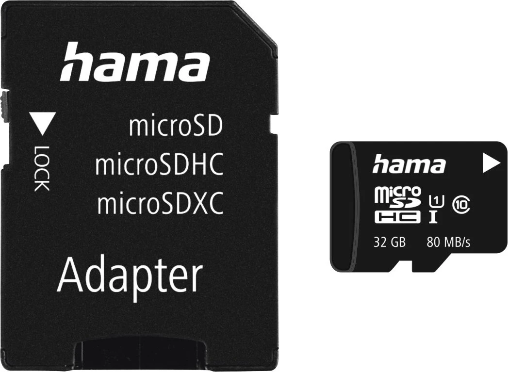 microSDHC 32GB Class 10 UHS-I 100MB / s + Adapter / Mobile