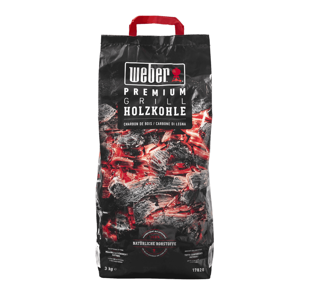 Premium Holzkohle, 3 kg Tasche