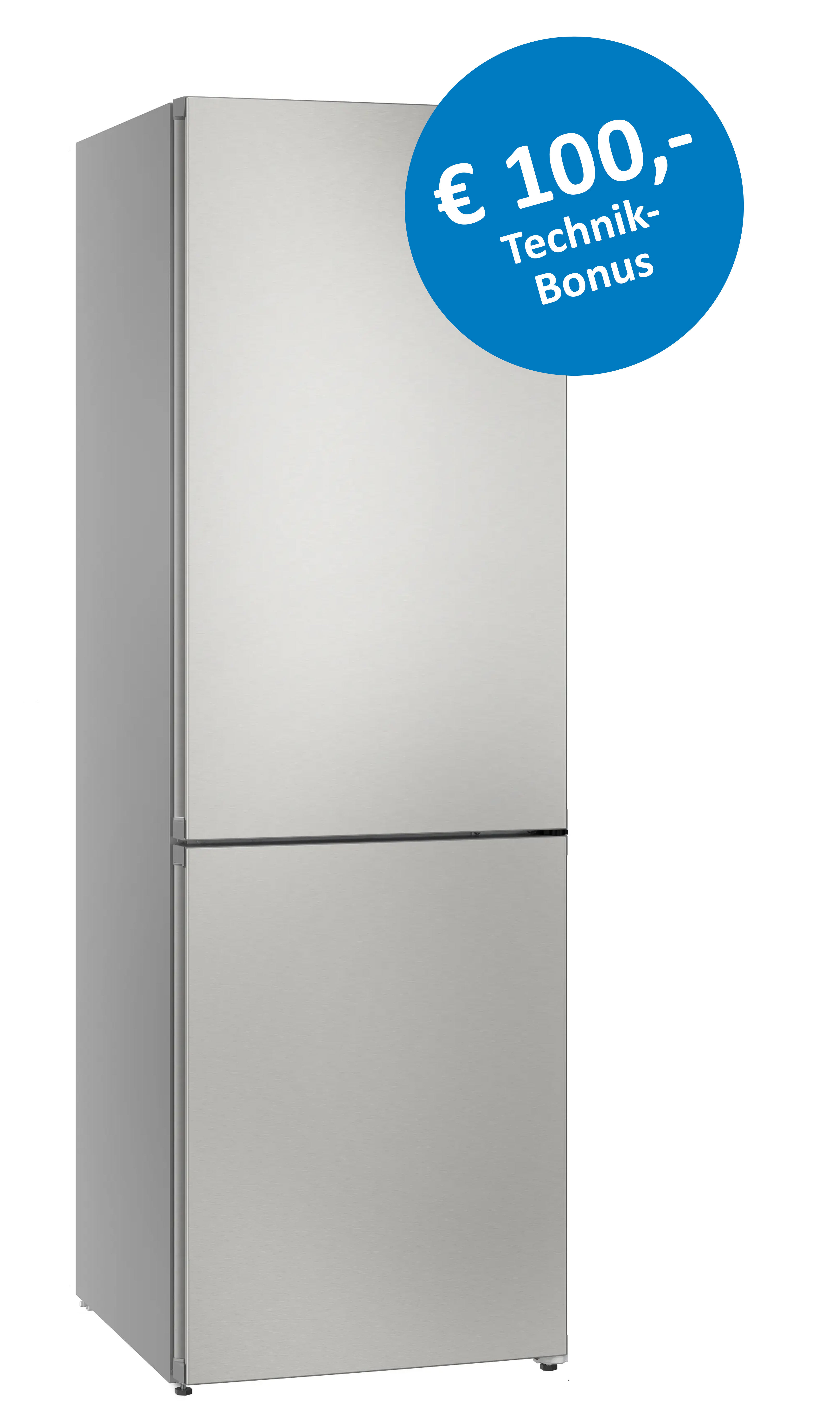 Kühlschrank, Edelstahl, Großes Gerät, Standgerät, Zweikammer Kühlschrank