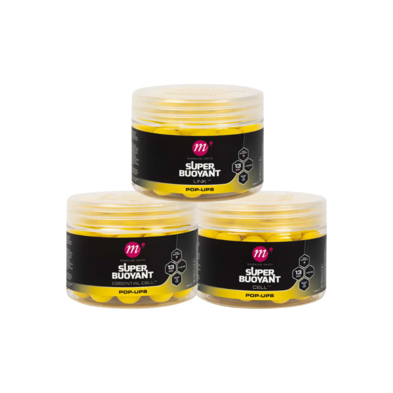 Cell S. Buoyant Pop-Ups - 13mm - Yellow Cell S. Buoyant Pop-Ups - 13mm - Yellow