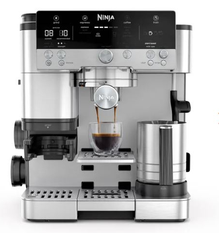 ES601EU - Schwarz-Edelstahl Pokal, Getränk, Kaffee, Kaffeetasse, Espresso