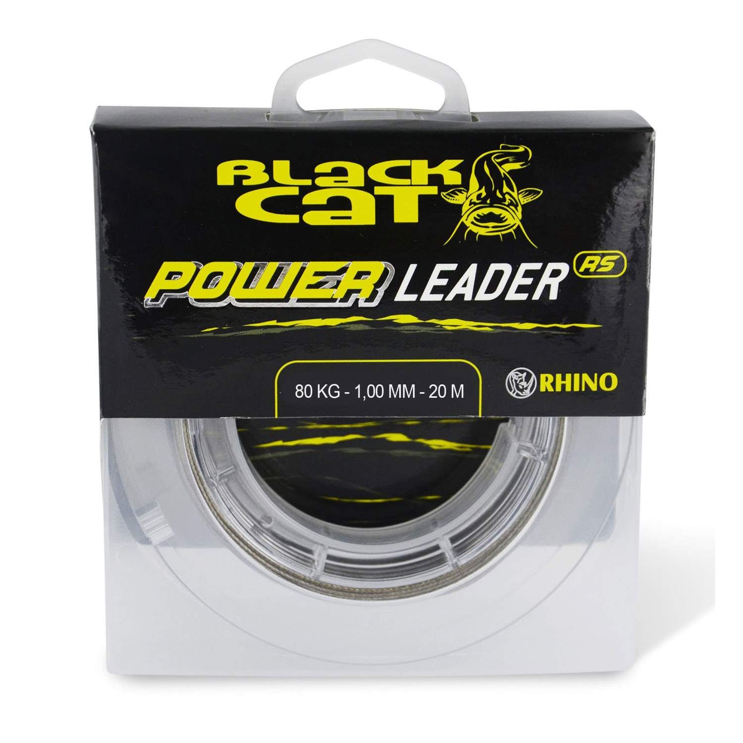 d1,00mm Black Cat Power Leader 20m 80kg,176lbs (2342080)