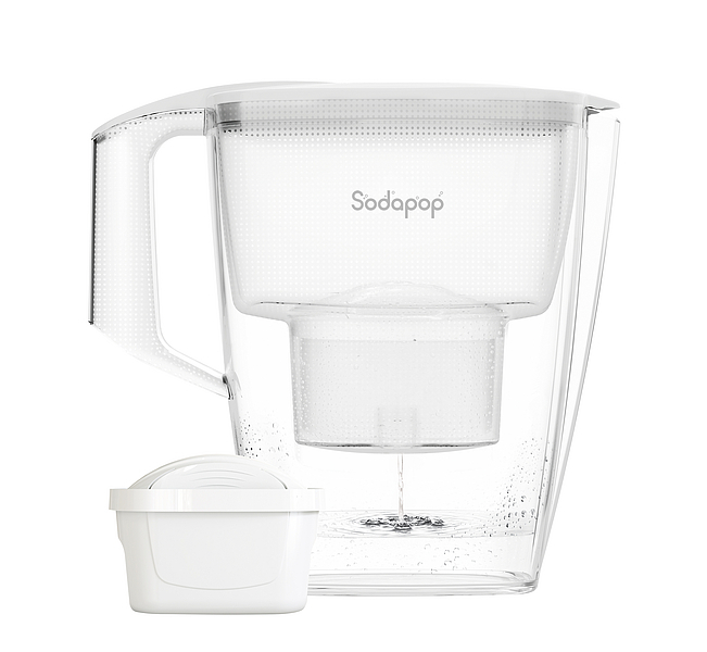 Wasserfilterkanne Selina weiß Wasserfilterkanne Selina weiß