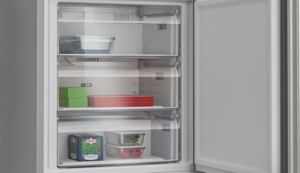 Kühlschrank, Gefrierschrank, innenraum, Frischeboxen, Lebensmittelbehälter