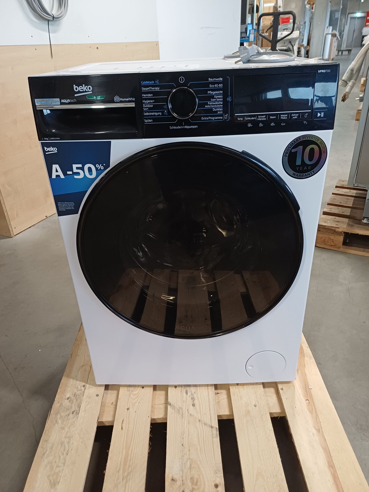 Waschmaschine, Frontlader, Ausstattung, Beko, Großfrontlader