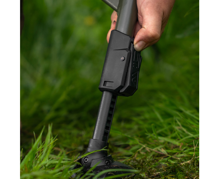 Gartenwerkzeug, Risiko- oder Bodentaster, Stielgerät, Grasmesser, Akku-Bodenoszillator