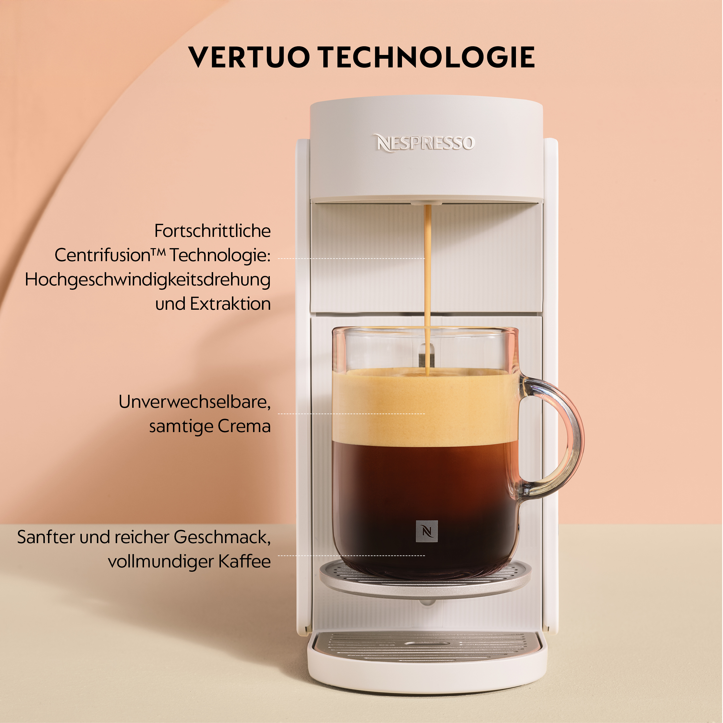 Nespresso  ENV200.W Vertuo Up Pearl White