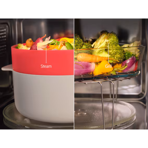 Mikrowelle mit Grill-Funktion und SteamSet