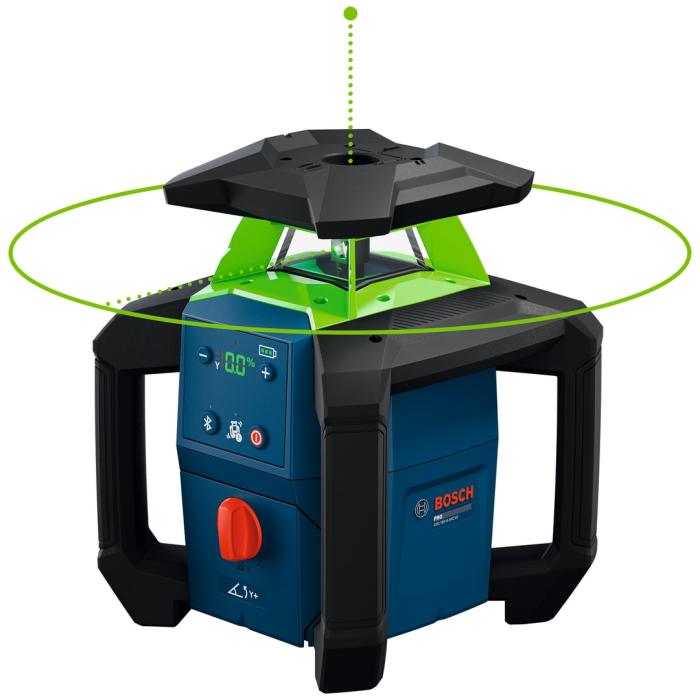 Bohrlaser, Laserlevel, Rotationslaser, Baustellenwerk, Bosch