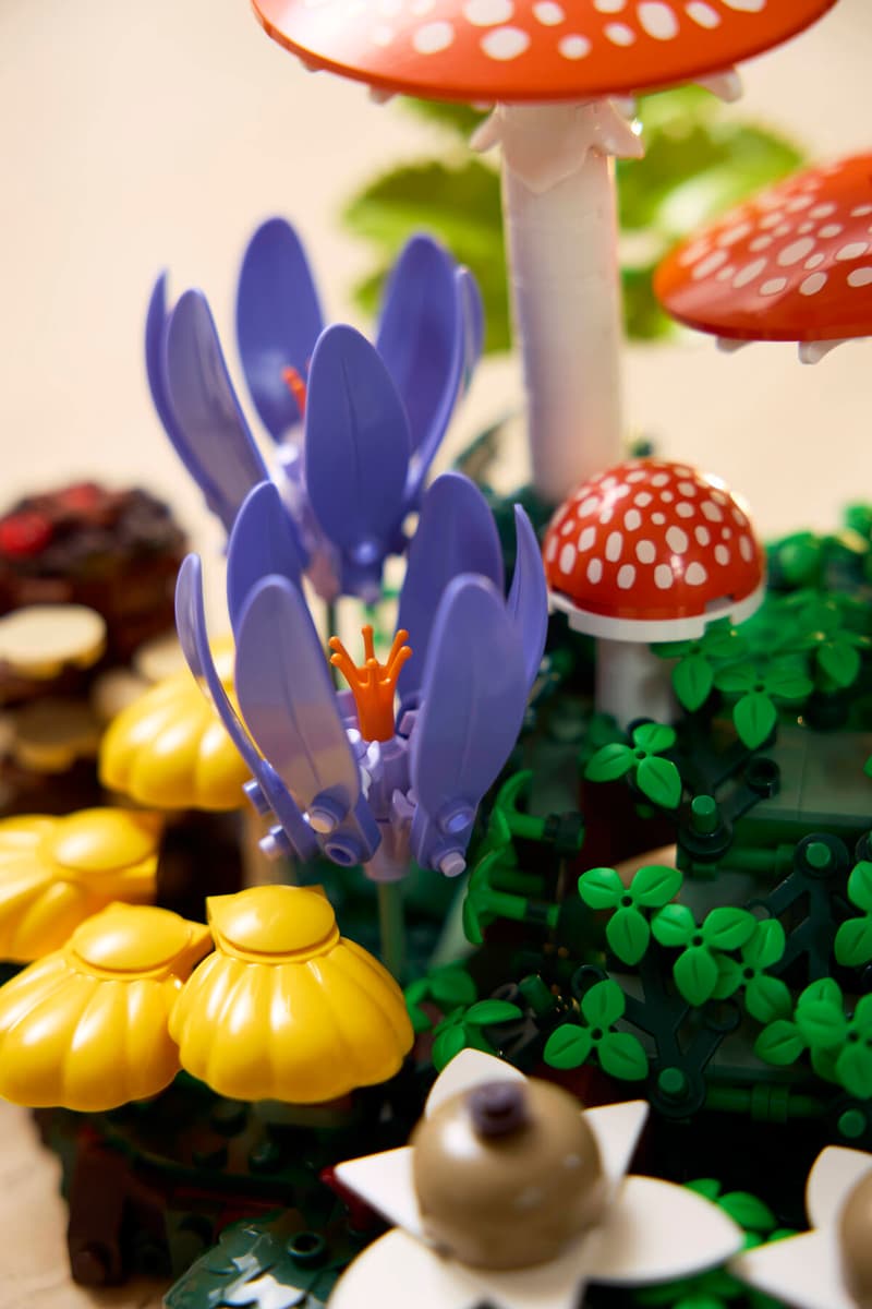 toys, LEGO, mushrooms, flowers, plants
