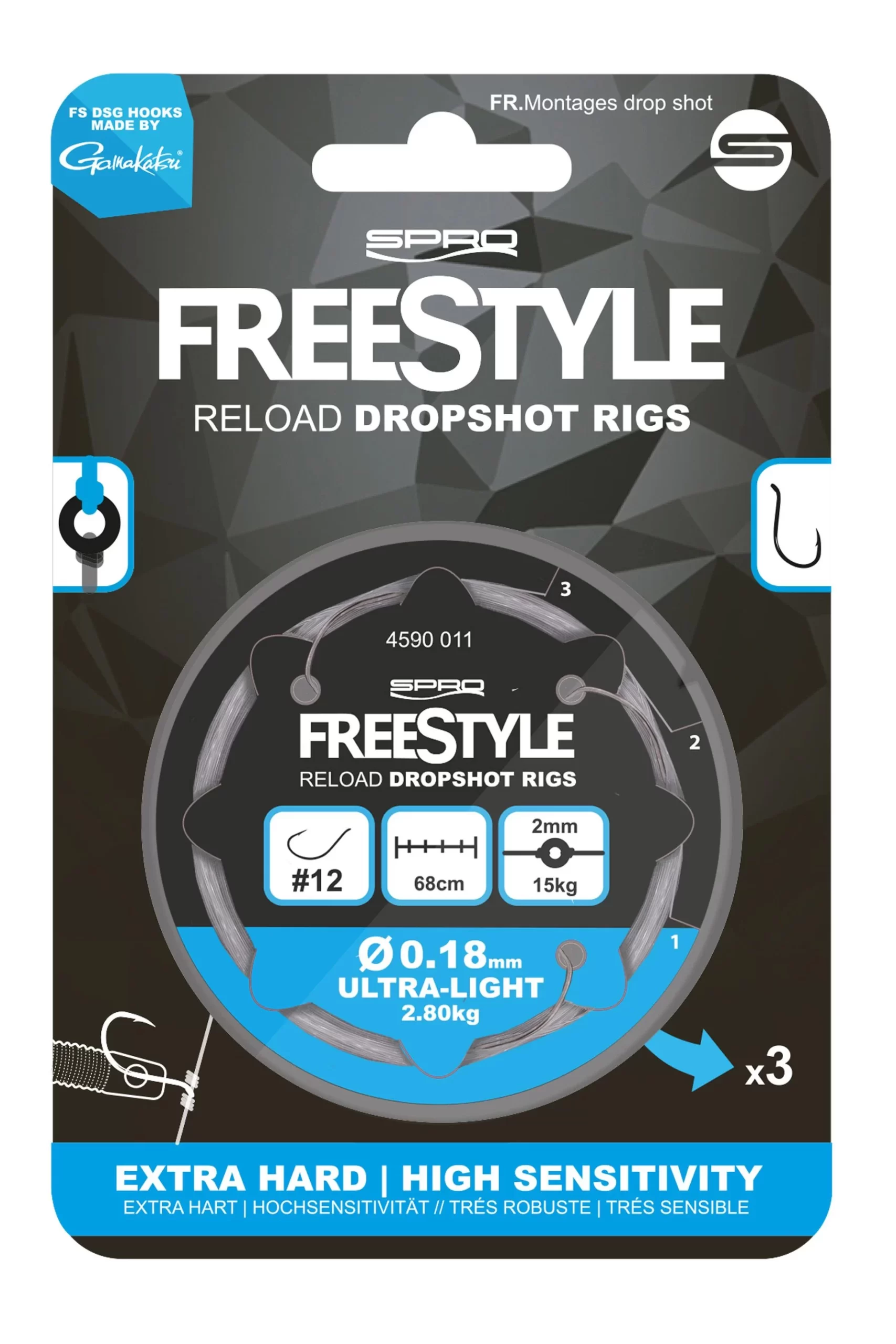 RELOAD DROPSHOT RIG 0.18MM #10