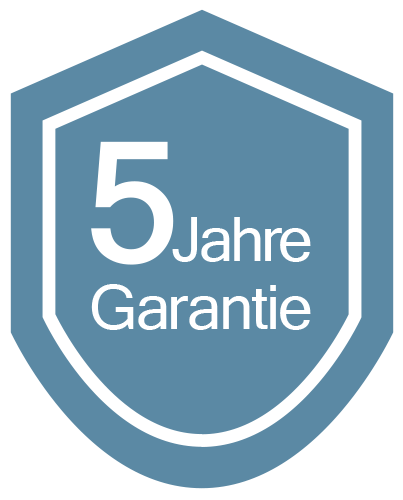 5 Jahre Garantie