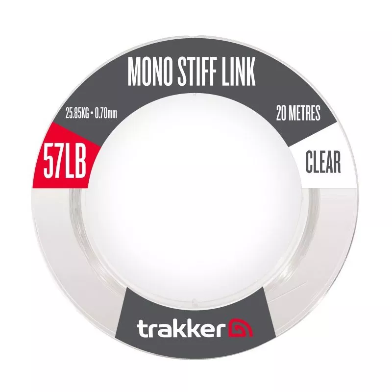 Mono Stiff Link (57lb)(25.85kg)(0.7mm)(20m)(Clear) (227461)
