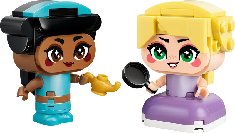 Die Mini-Prinzessinnen Jasmin und Rapunzel