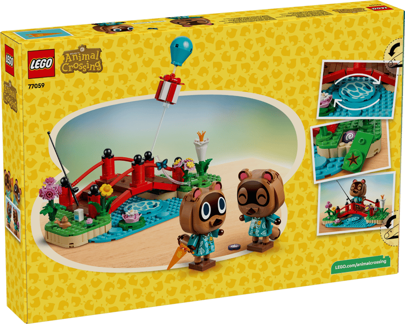 LEGO, Animal Crossing, Minifiguren, blaues Shirt, braune Figuren