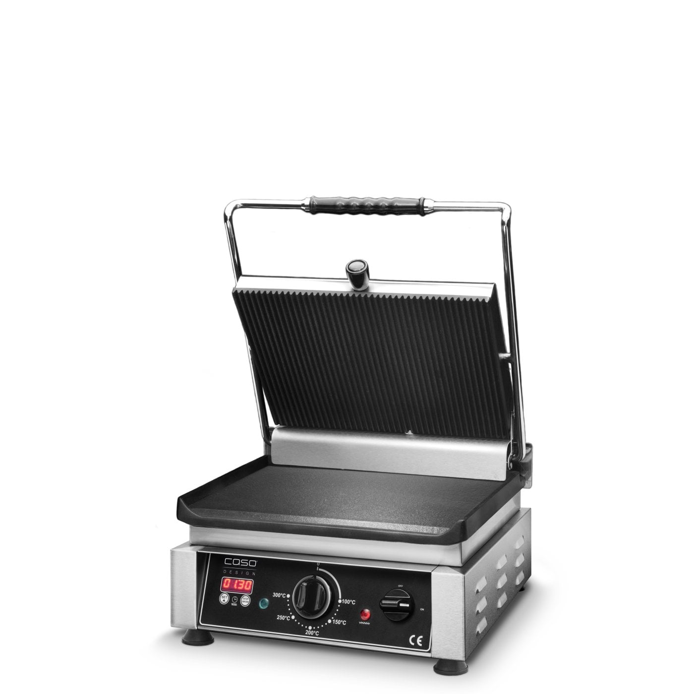 Profi Grill gerillt/glatt mit Ablauftimer Profi Grill gerillt/glatt mit Ablauftimer