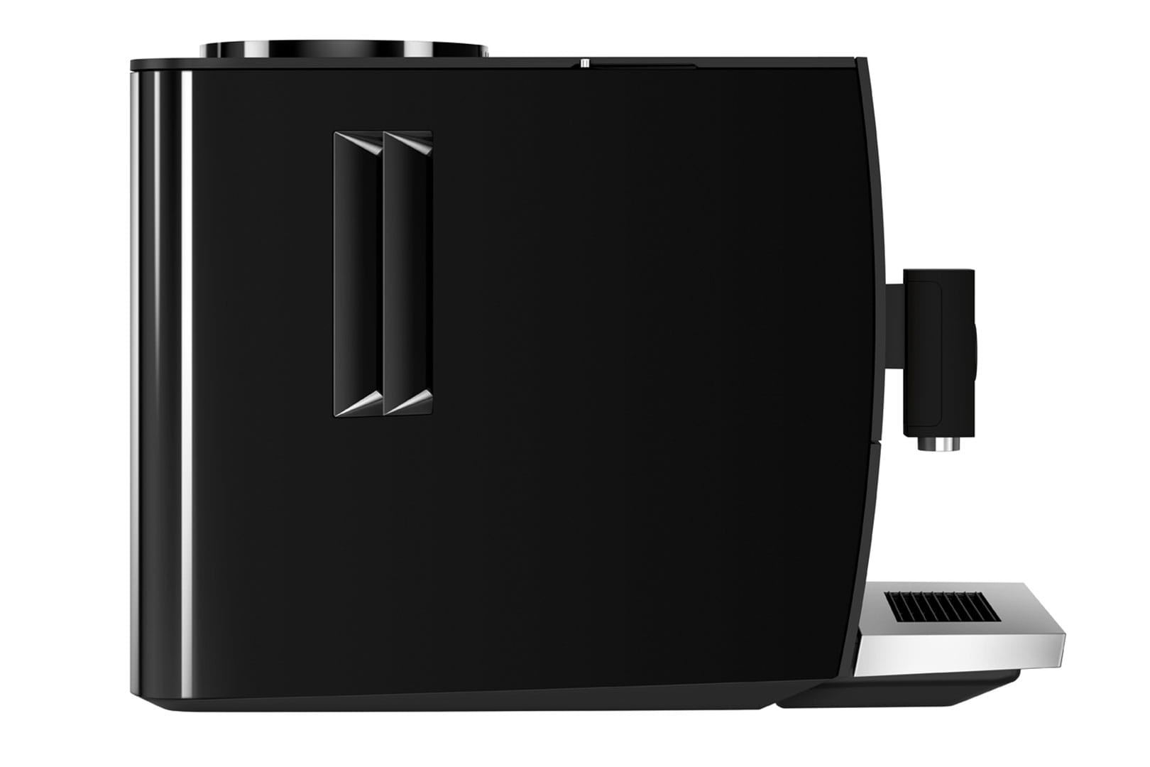 Gerät, Elektrisches Gerät, Espresso-Maschine, Kaffeemaschine, Schwarz, Seitenansicht, Dampferwand