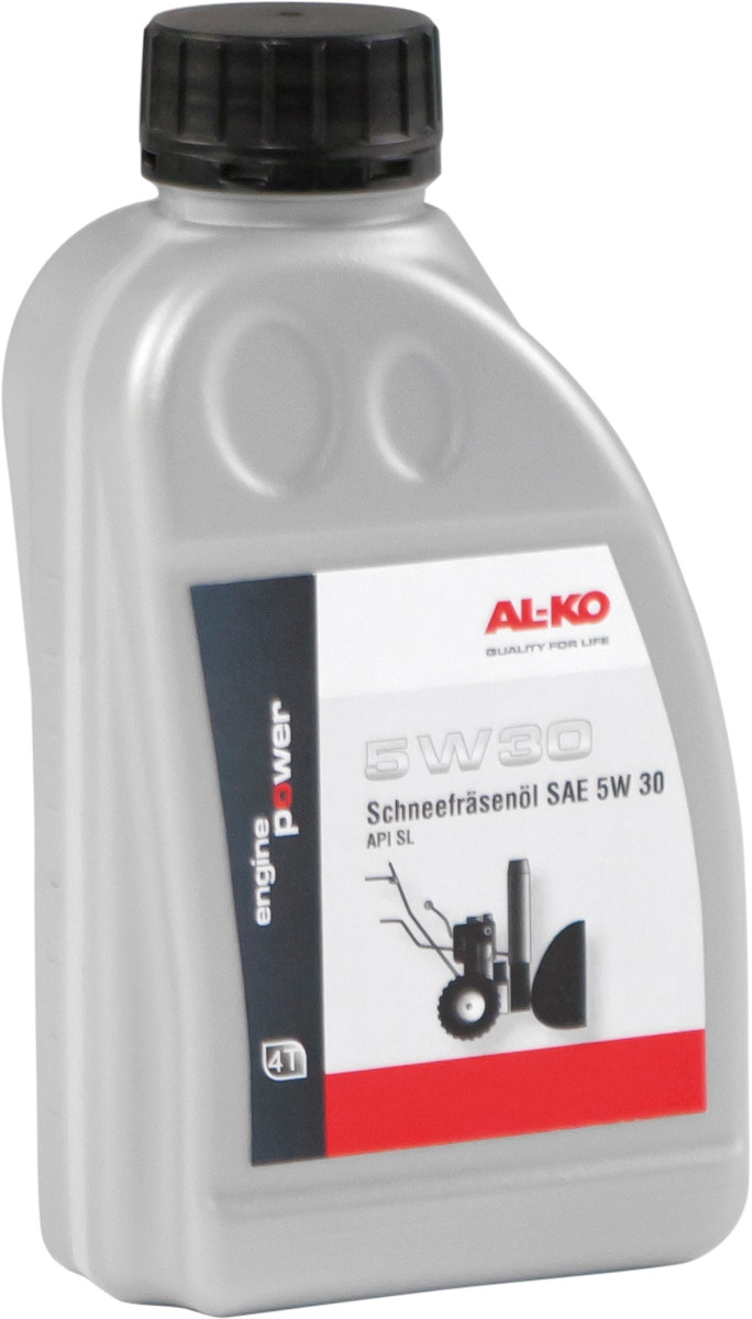 Schneefräsenöl 4-Takt 5W30, 0,6 l Flasche, Maschine, Rad